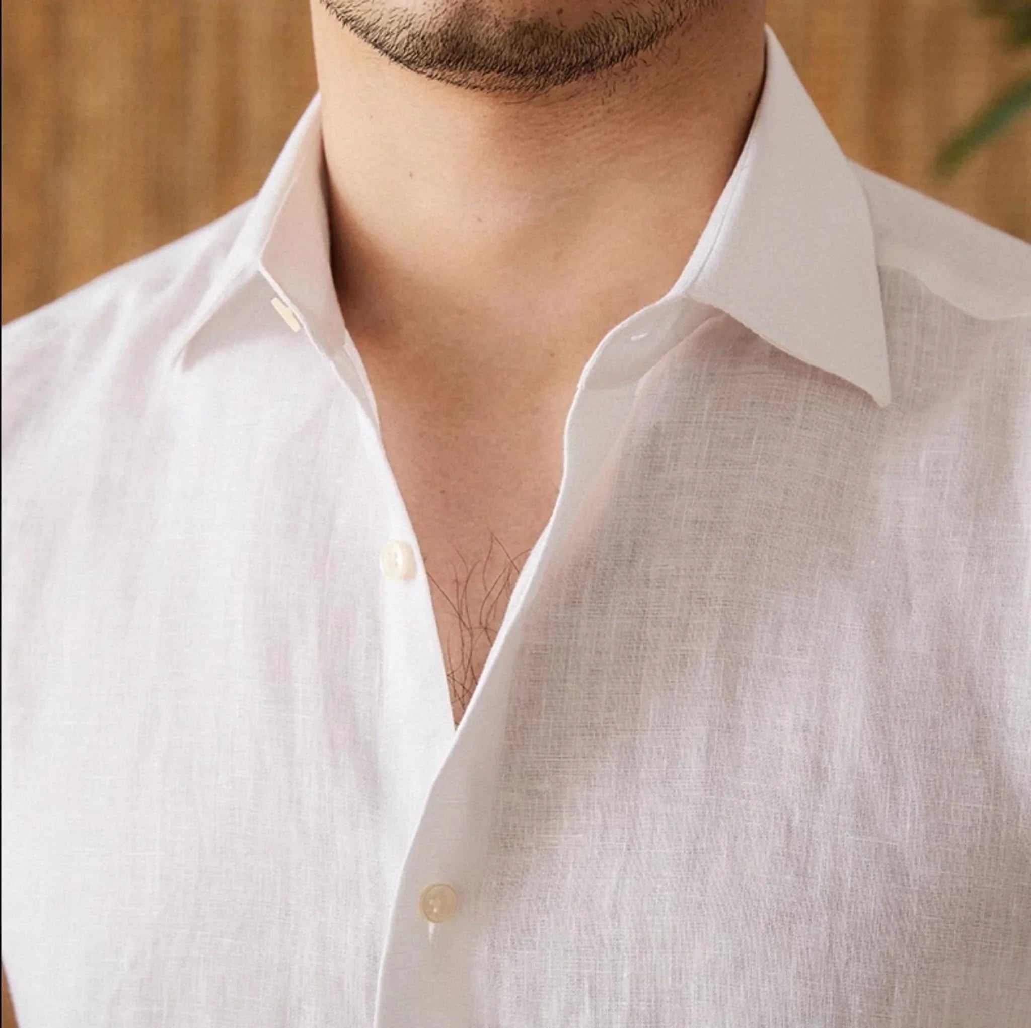 Cannes Keten Uzun Kollu Gömlek - Martin Milano