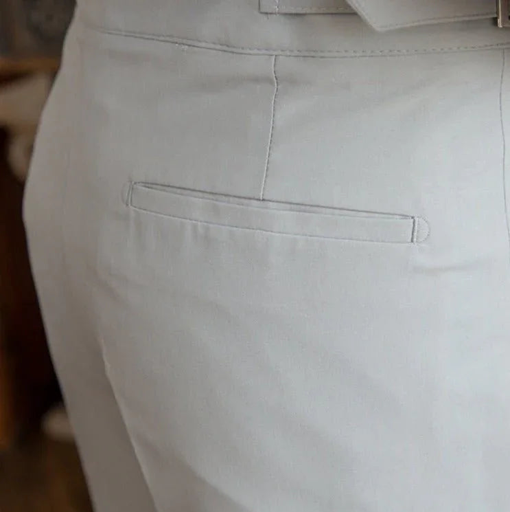 Capri Gurkha Katlanmış Düz Kesim Pantolon - Martin Milano