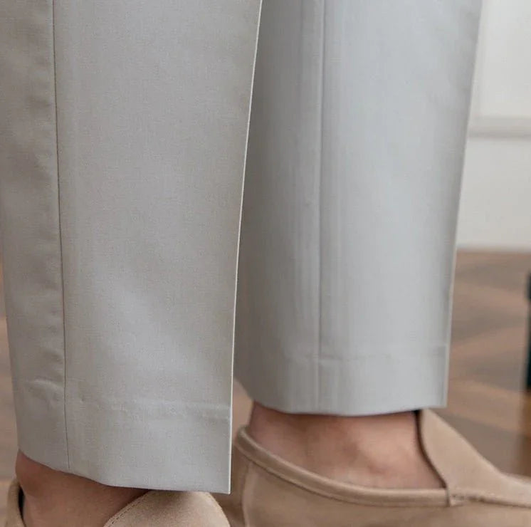 Capri Gurkha Katlanmış Düz Kesim Pantolon - Martin Milano