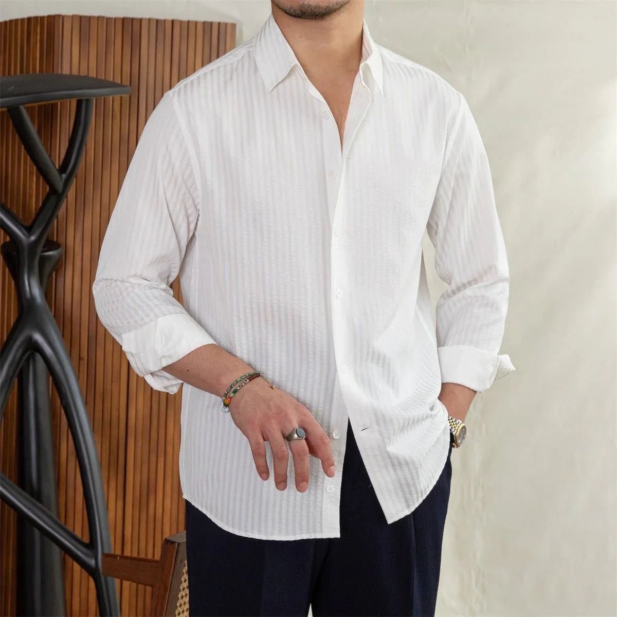 Çizgili Porto Cervo Gömlek - Martin Milano