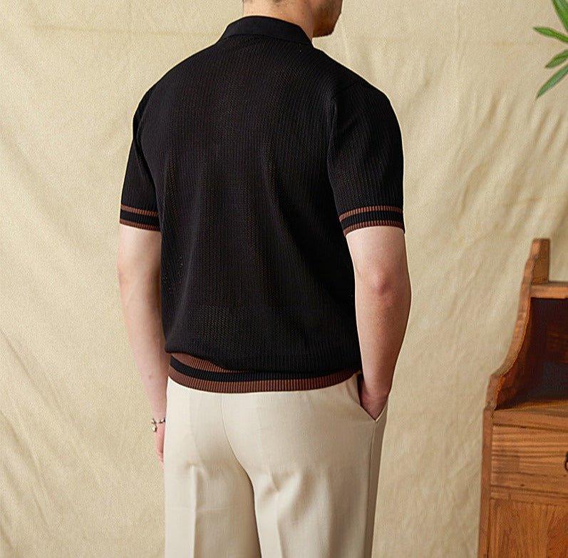 Dolce Dokuma Kısa Kollu Polo Gömlek - Martin Milano