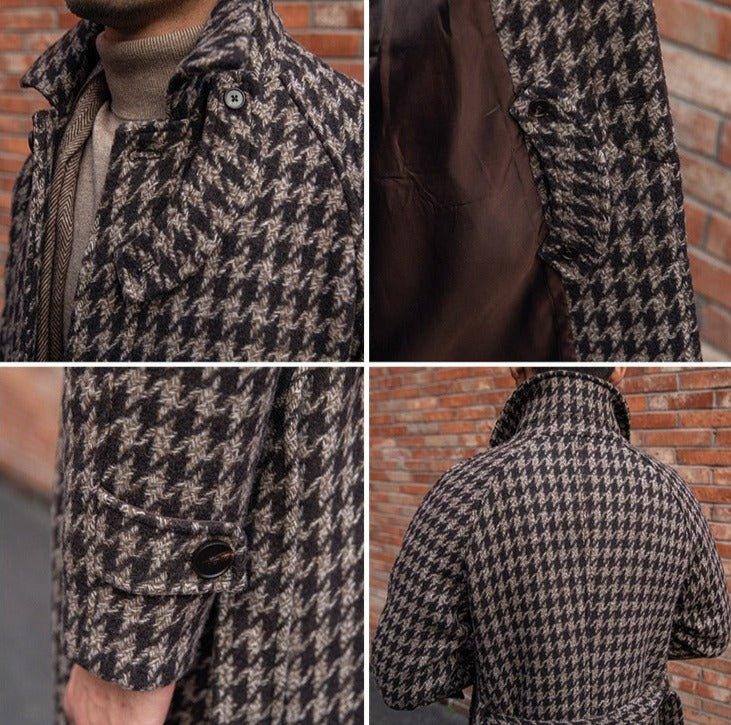 Edinburgh Kemerli Yün Palto - Martin Milano