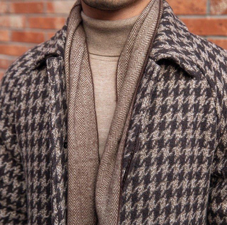 Edinburgh Kemerli Yün Palto - Martin Milano