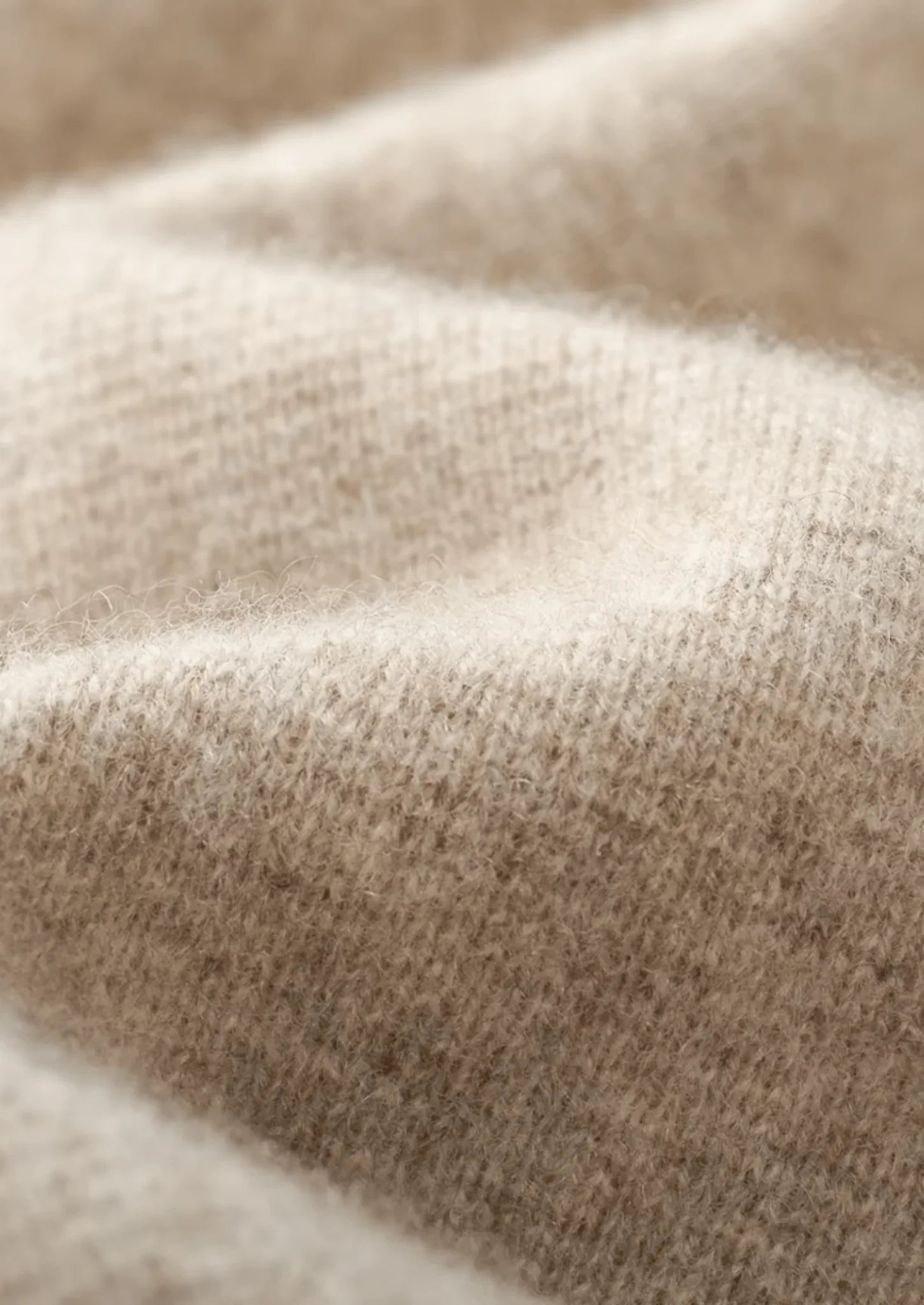 Ekstra İnce Merino Yünü Fermuarlı Kapüşon - Martin Milano