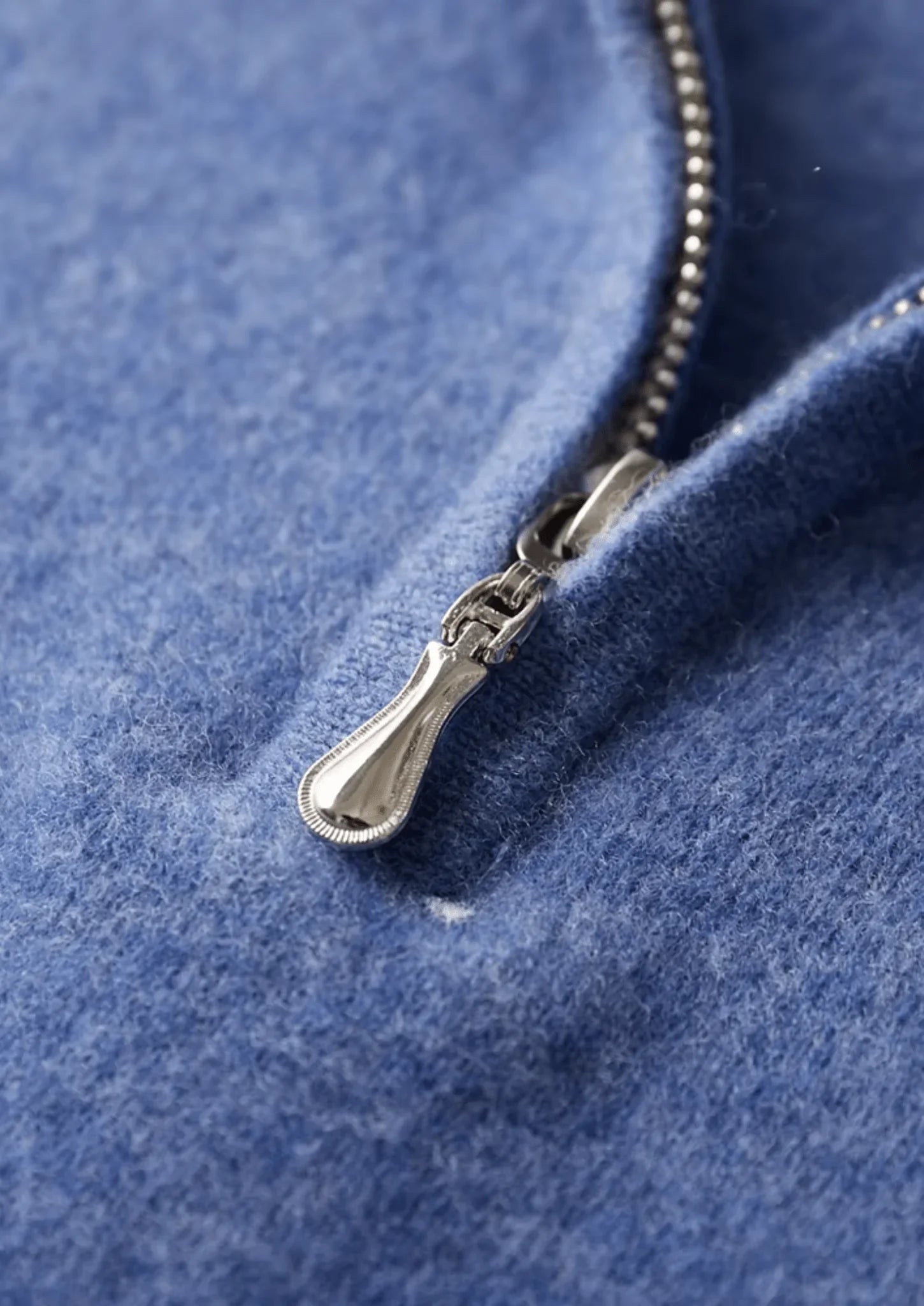 Ekstra İnce Merino Yünü Yarım Fermuarlı Polo Kazak - Martin Milano