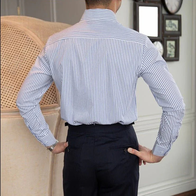 Fairmont Çizgili Pamuk Gömlek - Martin Milano