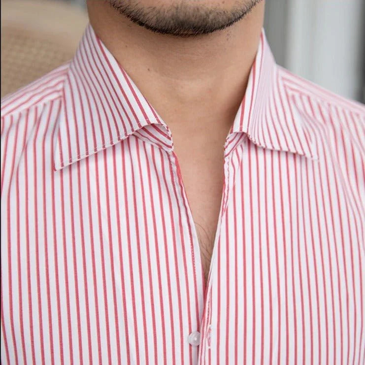 Fairmont Çizgili Pamuk Gömlek - Martin Milano