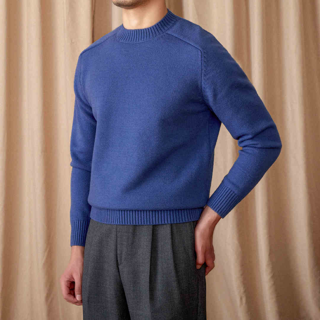 Basic Çizgili Triko Kazak