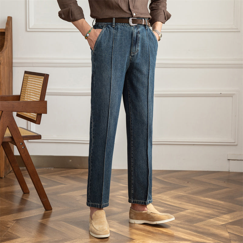 Roma Denim Tek Pileli Pantolon