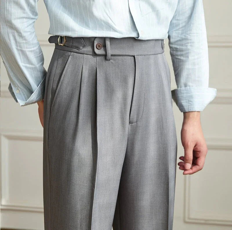 Grosseto Geniş Kesim Çift Katlı Pantolon - Martin Milano