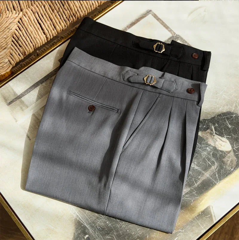 Grosseto Geniş Kesim Çift Katlı Pantolon - Martin Milano