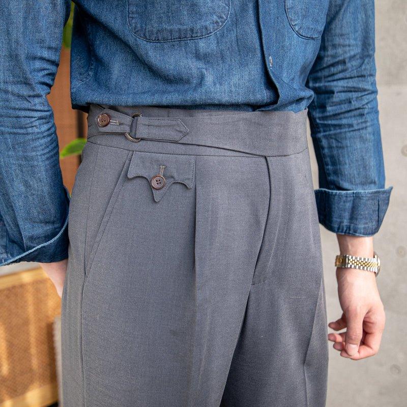 Gurkha Yüksek Bel Pileli Pantolon - Martin Milano