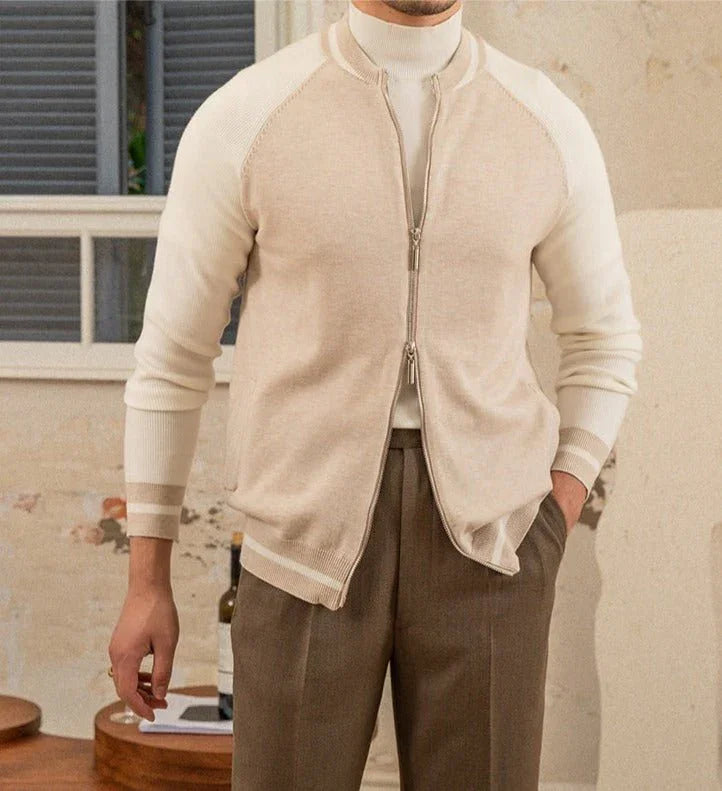 İnce Fit Yün Beyzbol Ceketi - Martin Milano