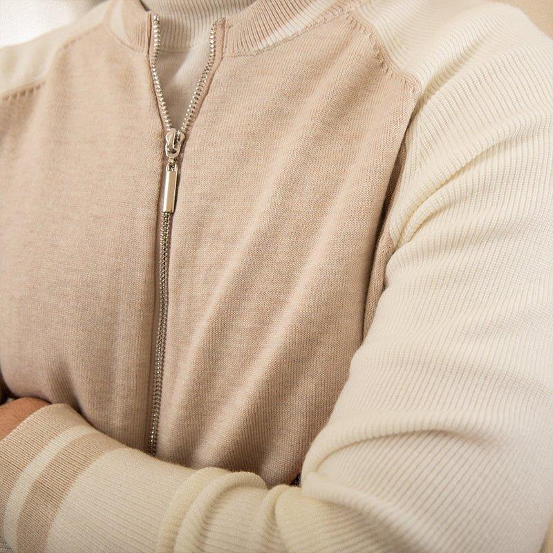 İnce Fit Yün Beyzbol Ceketi - Martin Milano