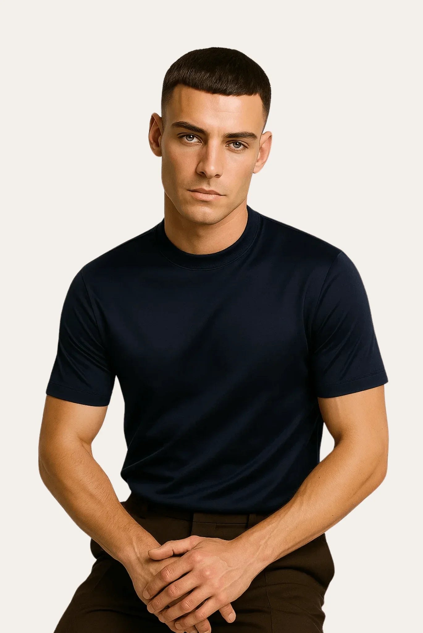 Lacivert İmparator Tişört - Martin Milano