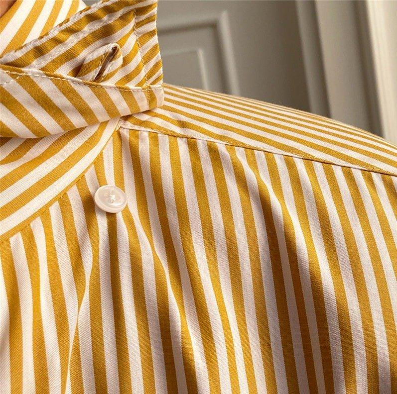 Limone Pamuk Uzun Kollu Gömlek - Martin Milano