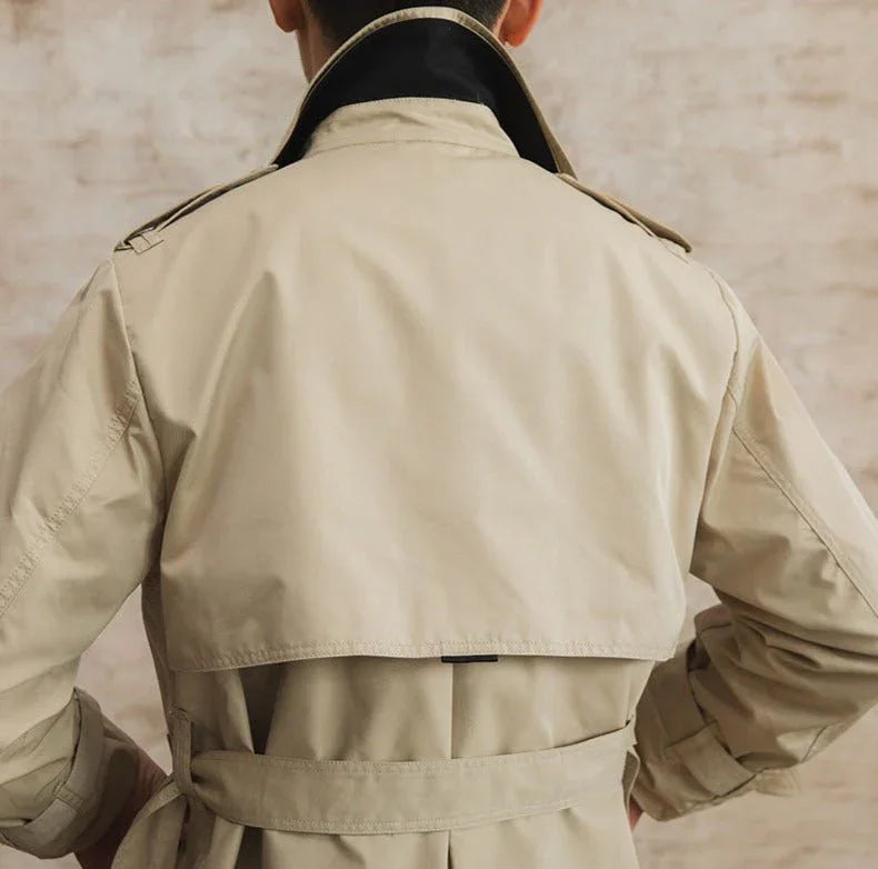 Londra Çift Düğmeli Kemerli Trençkot - Martin Milano