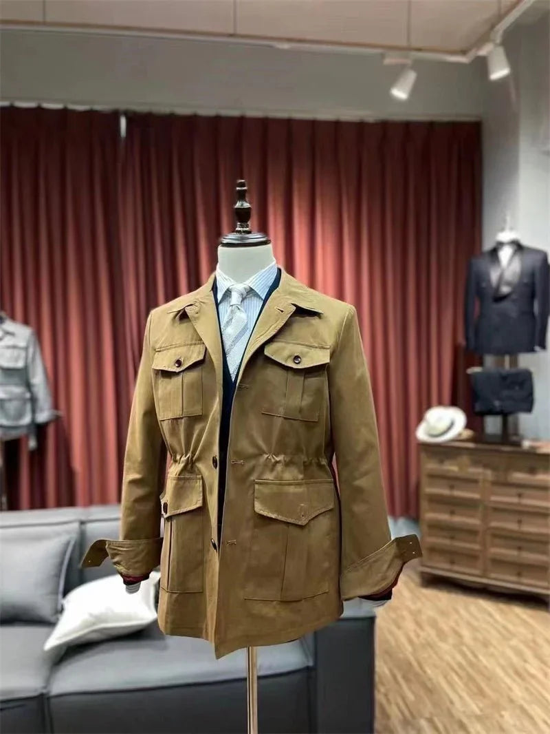 Londra Pamuk Karışımı Safari Ceket - Martin Milano