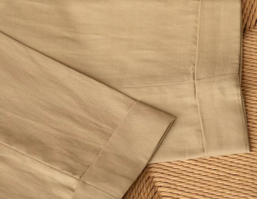 Marbella Pamuk Keten Düz Kesim Pilili Pantolon - Martin Milano