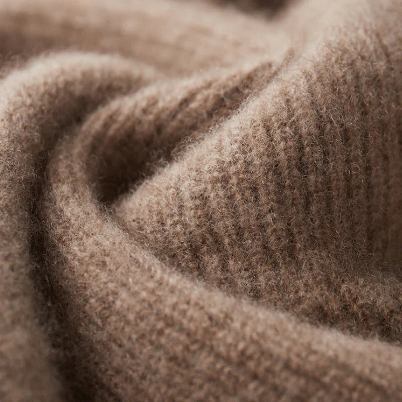 Merino Yünü Fermuarlı Kazak - Martin Milano