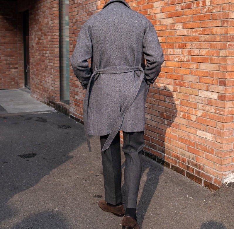 Milano Herringbone Yün Kaban - Martin Milano