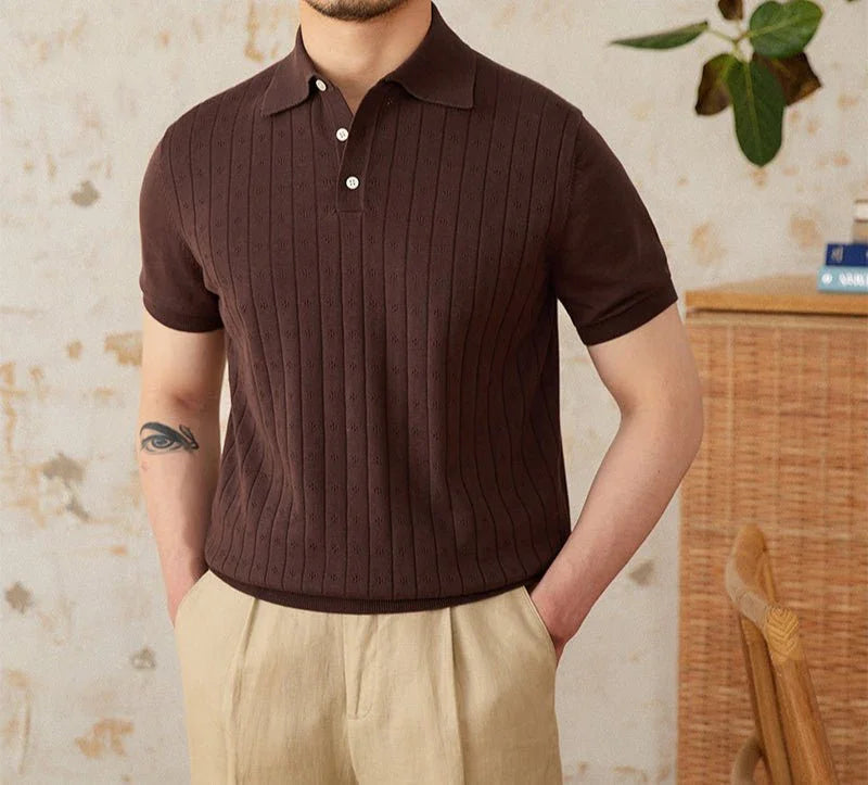 Mosta Pamukl Penye Polo Gömlek - Martin Milano