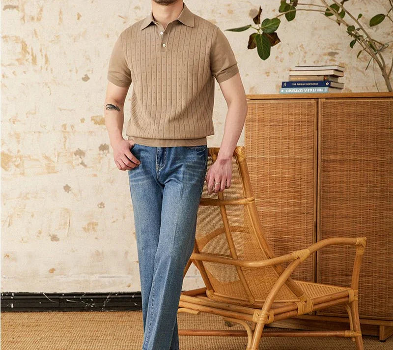 Mosta Pamukl Penye Polo Gömlek - Martin Milano