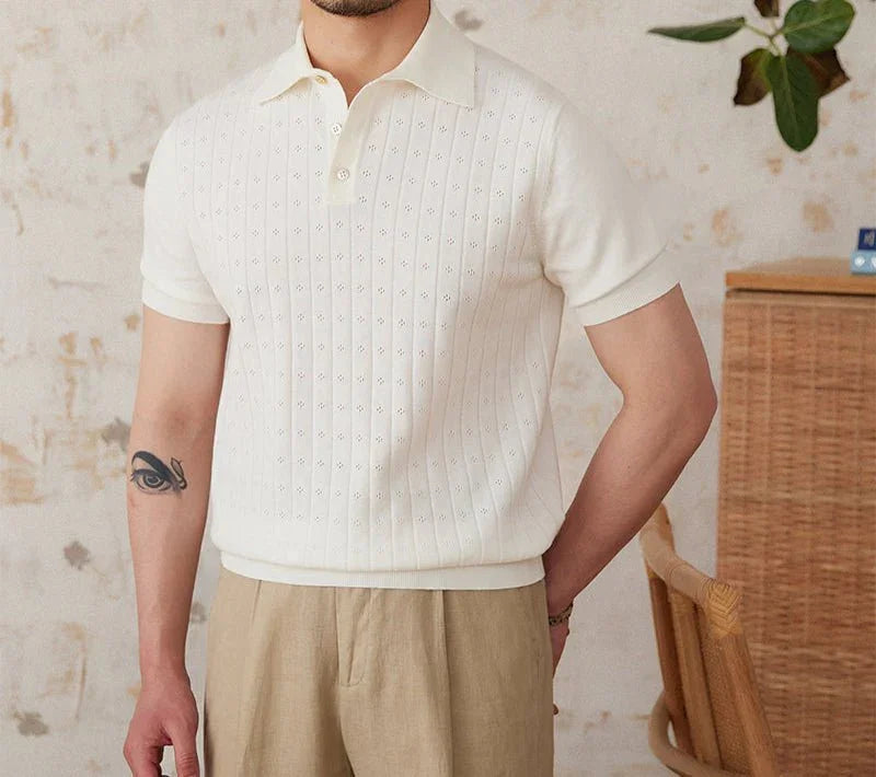 Mosta Pamukl Penye Polo Gömlek - Martin Milano