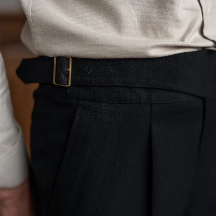 Napolitan Yüksek Bel İtalyan Pantolonu - Martin Milano