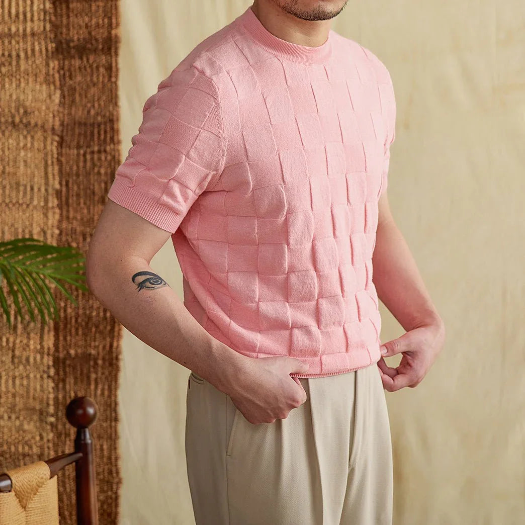 Pamuk 3D Örgü Tişört - Martin Milano