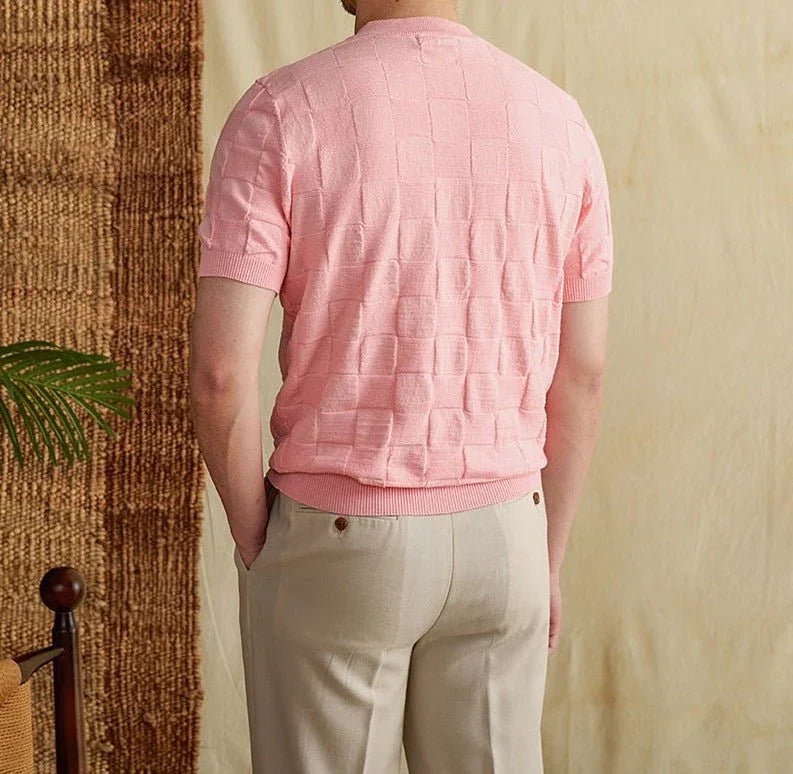 Pamuk 3D Örgü Tişört - Martin Milano