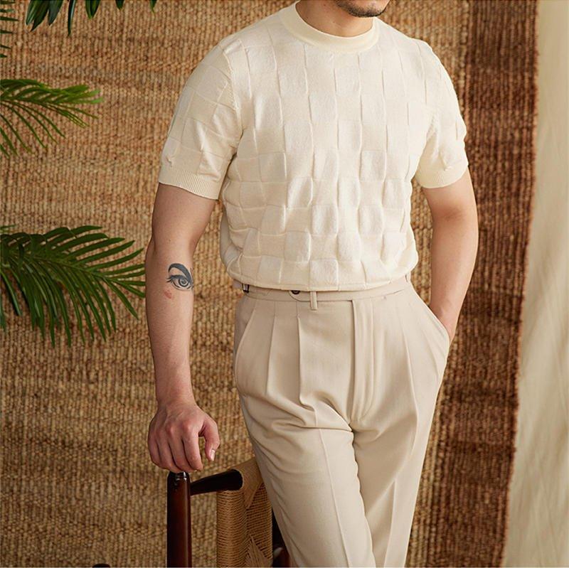 Pamuk 3D Örgü Tişört - Martin Milano