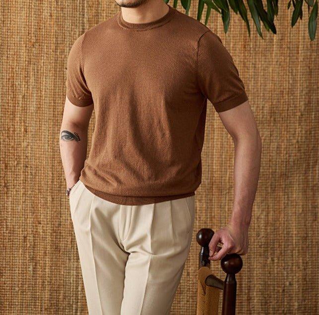 Pamuk Örme Triko Tişört - Martin Milano