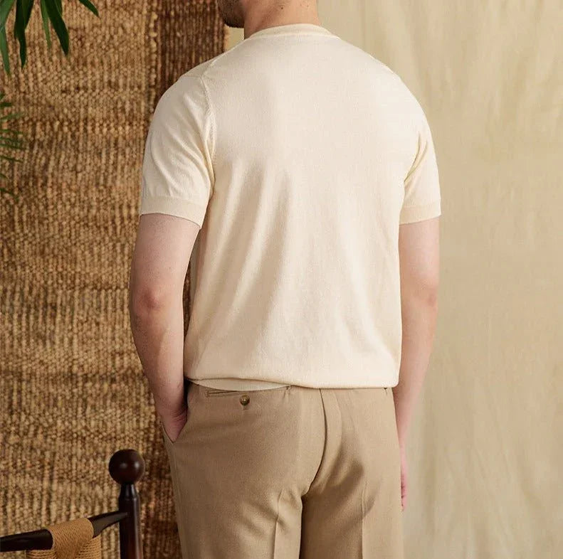 Pamuk Örme Triko Tişört - Martin Milano