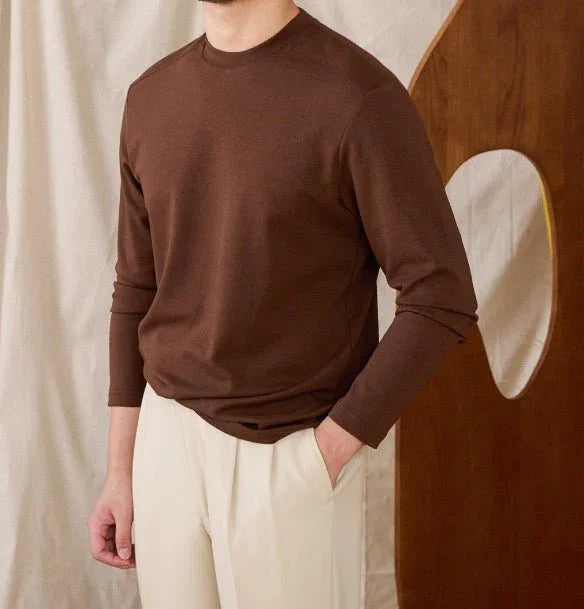 Pamuk Yumuşak Dokunuşlu Uzun Kollu Tişört - Martin Milano