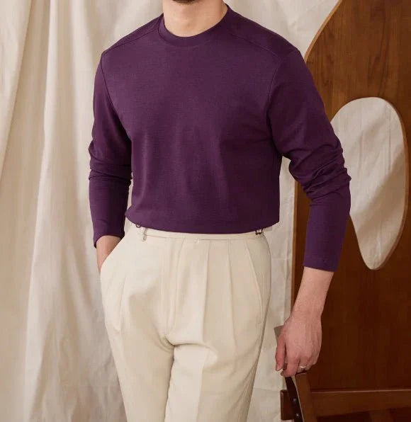 Pamuk Yumuşak Dokunuşlu Uzun Kollu Tişört - Martin Milano