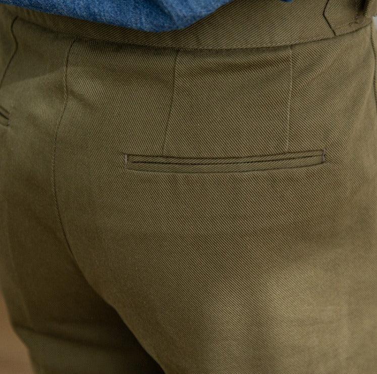 Pamuklu Antibes Düz Kesim Pantolon - Martin Milano