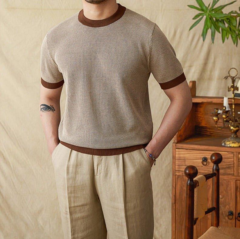 Pellegrini Kontrast Kısa Kollu Tişört - Martin Milano