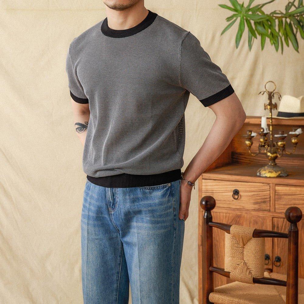 Pellegrini Kontrast Kısa Kollu Tişört - Martin Milano