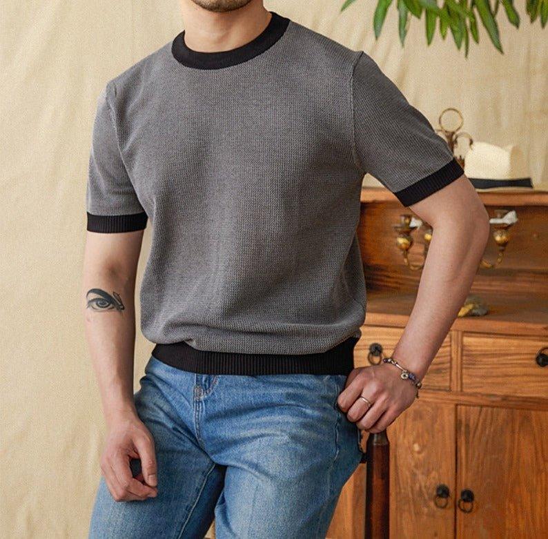 Pellegrini Kontrast Kısa Kollu Tişört - Martin Milano