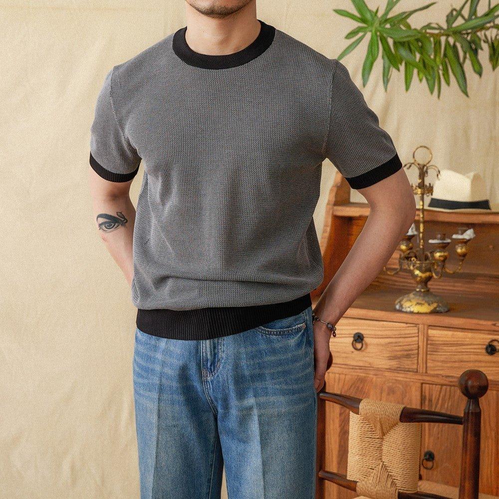 Pellegrini Kontrast Kısa Kollu Tişört - Martin Milano