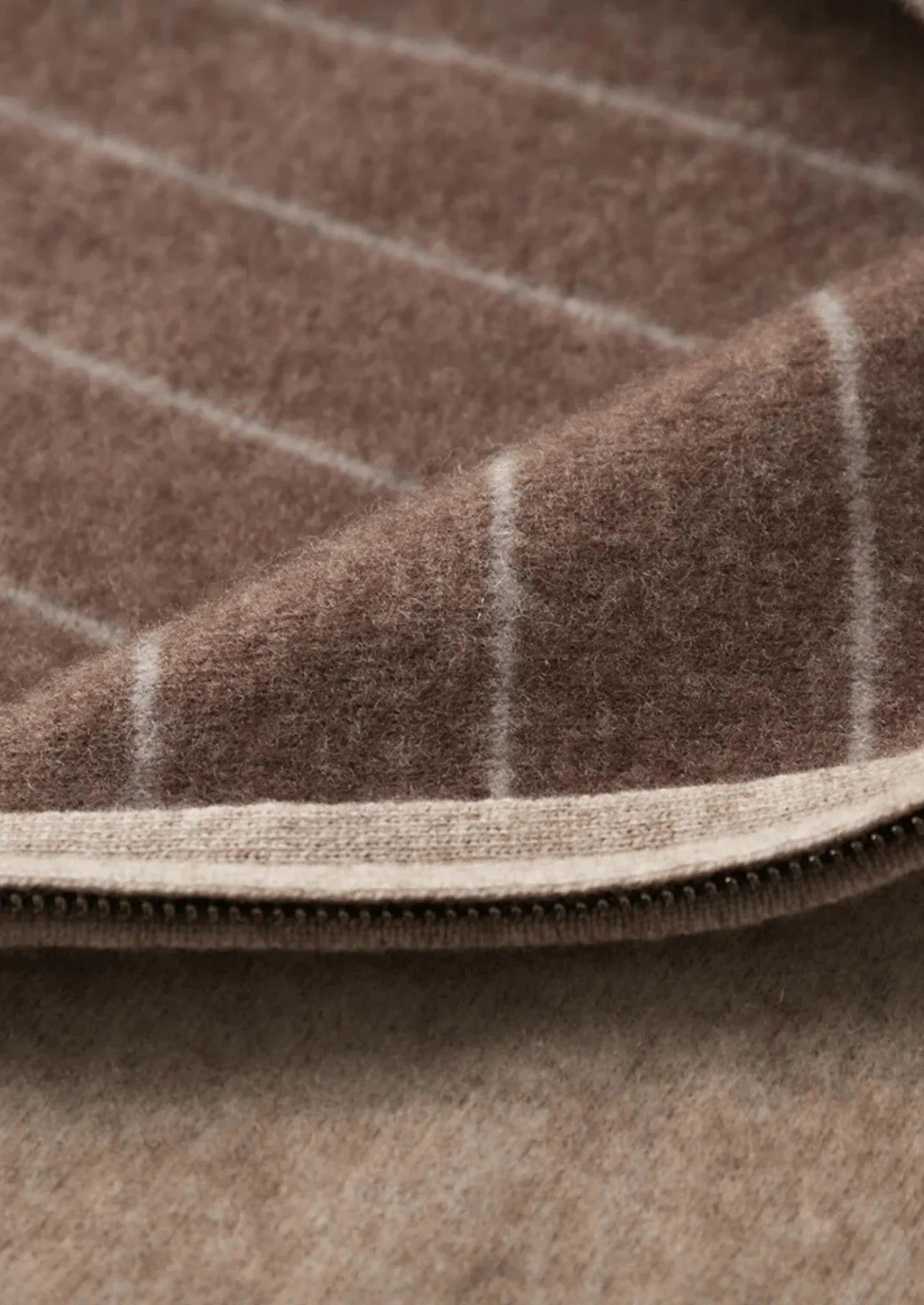 Premium Kaşmir İki Renkli Fermuarlı Kazak - Martin Milano