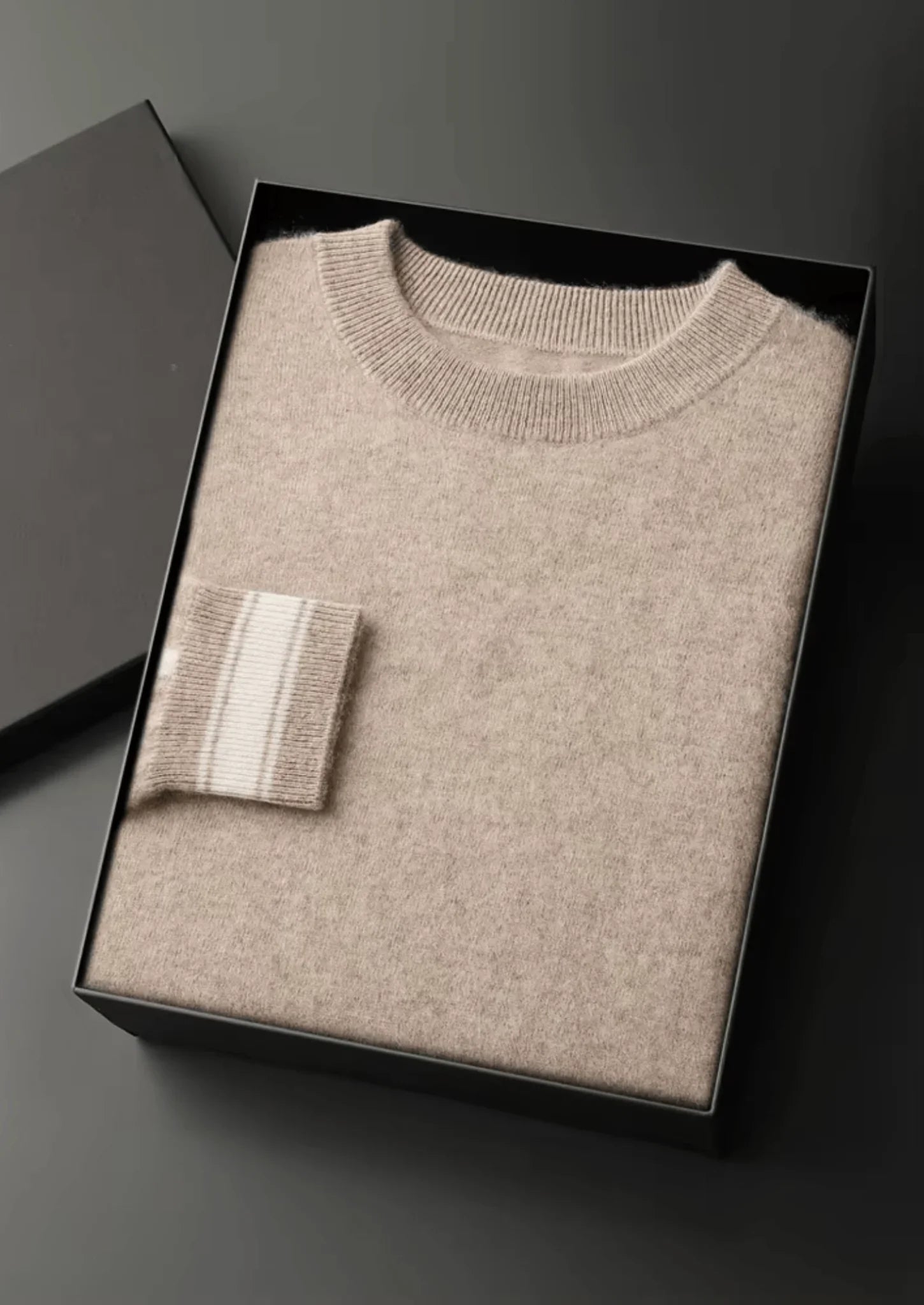 Premium Kaşmir Relax Çizgili Takım - Martin Milano