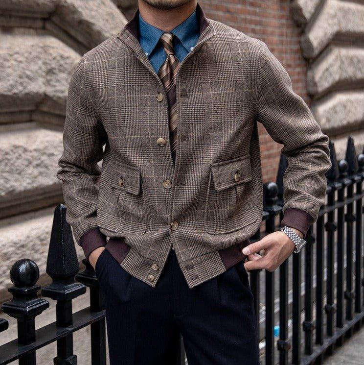 Prince Of Wales Yün Bomber Ceket - Martin Milano