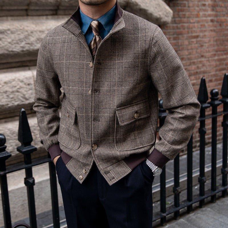 Prince Of Wales Yün Bomber Ceket - Martin Milano