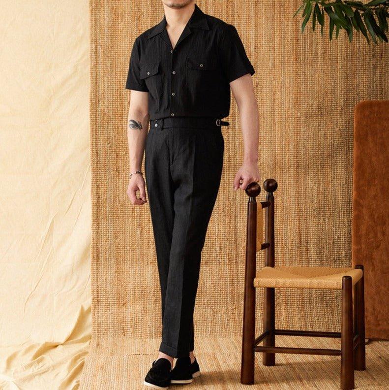 Riviera Pamuklu Kısa Kollu Gömlek - Martin Milano