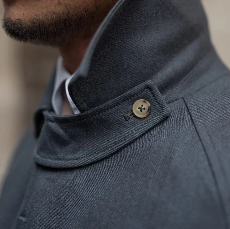 Roma Kemerli Yün Karışımı Trençkot - Martin Milano