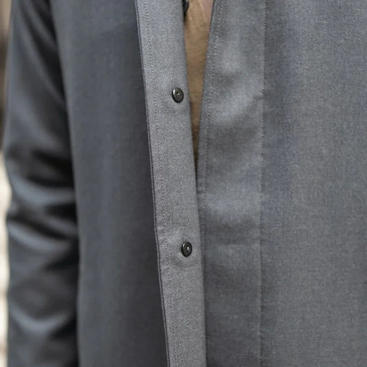 Roma Kemerli Yün Karışımı Trençkot - Martin Milano