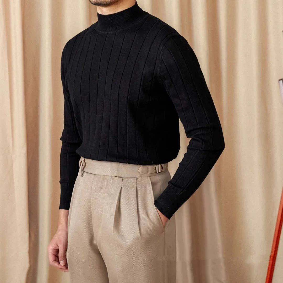 Roma Yün İpek Uzun Kollu Kazak - Martin Milano