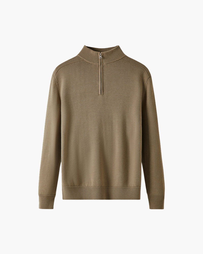 %100 Merino Yün Fermuarlı